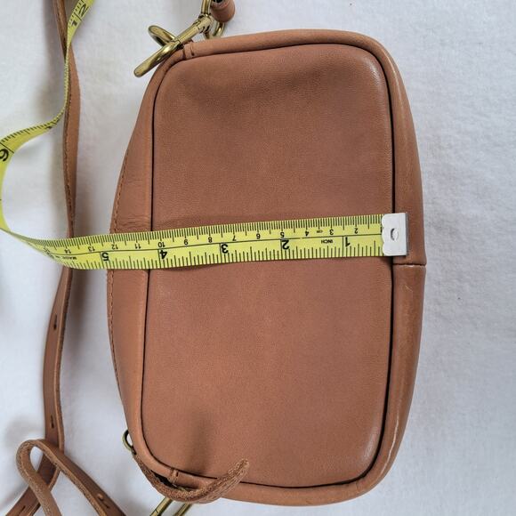 Madewell Womens The Carabiner Crossbody Bag Brown Zip Leather 7.5" Boho Festival - Picture 9 of 10